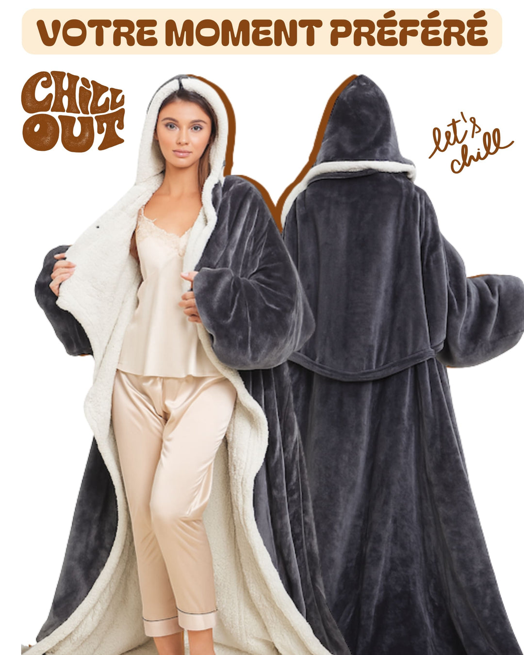 PlaidCozy - La couverture chauffante portable ultra-douce